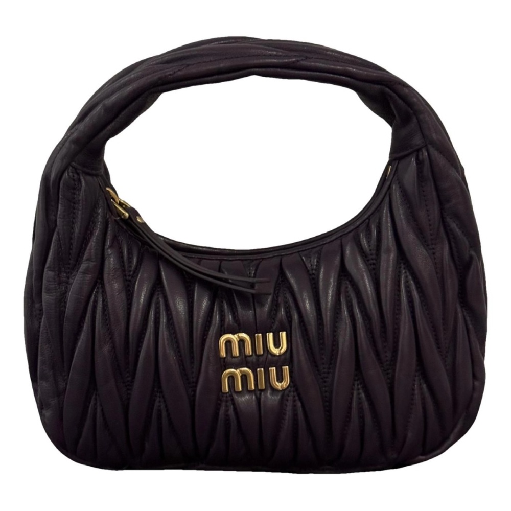 Miu Miu BRAND NEW Wonder Dark Purple Handbag